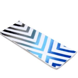 Christian Lacroix Porcelain Tray Sol Y Sombra Sunrise Blue